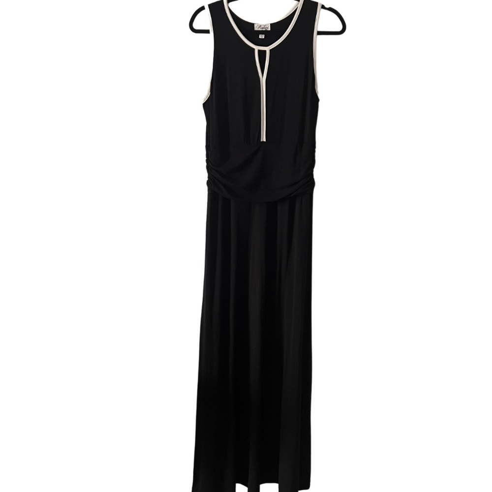 ROXBERI STUDIO Black Maxi Sleeveless Dress Sz 12